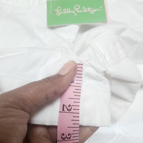 Lilly Pulitzer | Women’s Joette White Stretch Shorts (Size 0) - Picture 8 of 9